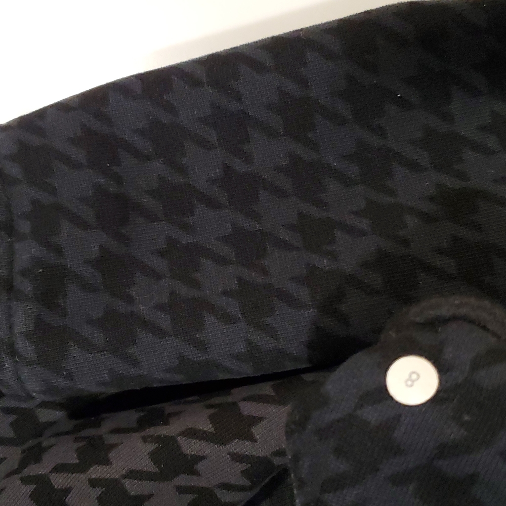 Lululemon Scuba Hoodie II, Giant Houndstooth Dip Dye Deep Coal Black/Bla… - Picture 9 of 11